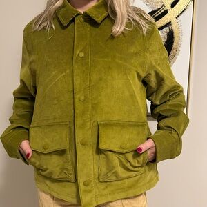 Utility cord jacket sulphur moss medium NWT
